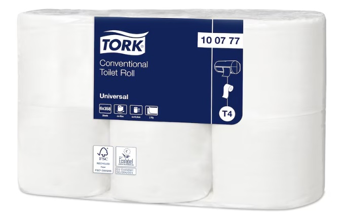 Tork Toalettpapper 2-Lag 6-pack